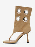Apricot Buckle Boots — view 1